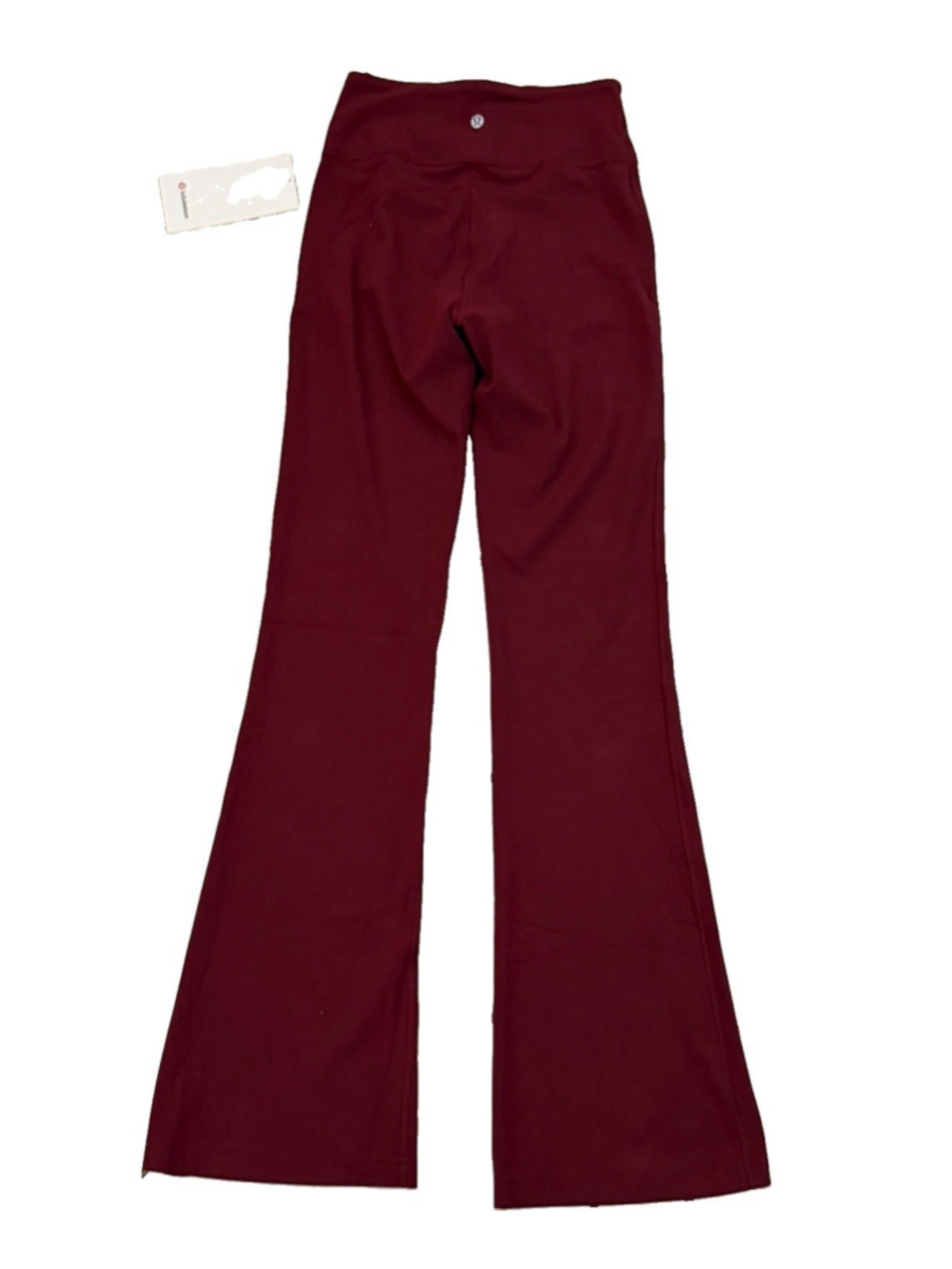 LULULEMON GROOVE HR NULU FLARED PANT 32.5”BURGUNDY SIZE 4